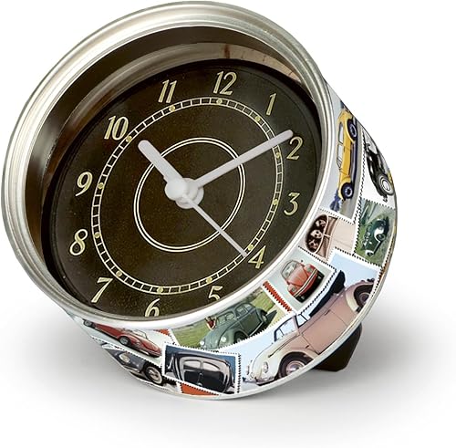 Miniatura 2 de BRISA VW Collection  Volkswagen Samba Bus T1 Camper VanBeetle Car Bug MyClock Reloj personalizable, regalo de fotos, marco de fotos, recuerdo, imán,