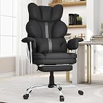 Big et Président du Bureau de haut niveau, Président du bureau de direction avec l ' appui de Lumbar400bls Comfy Chaises d'ordinateur inclinables ergonomiques haut dossier, Roues pivotantes et repose-pieds rétractables
