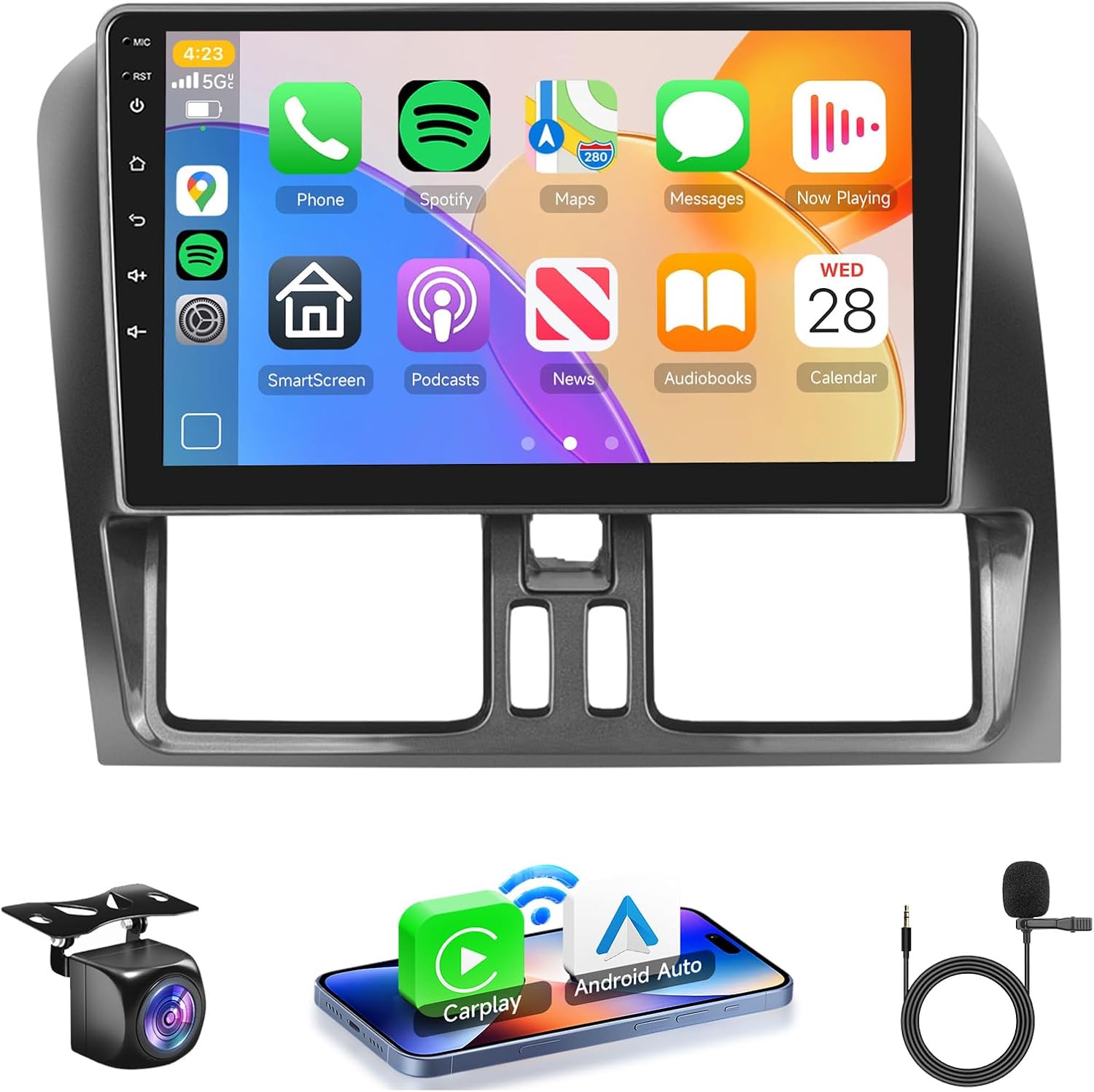 VECHTEL Android 13 Car Stereo with included accessories