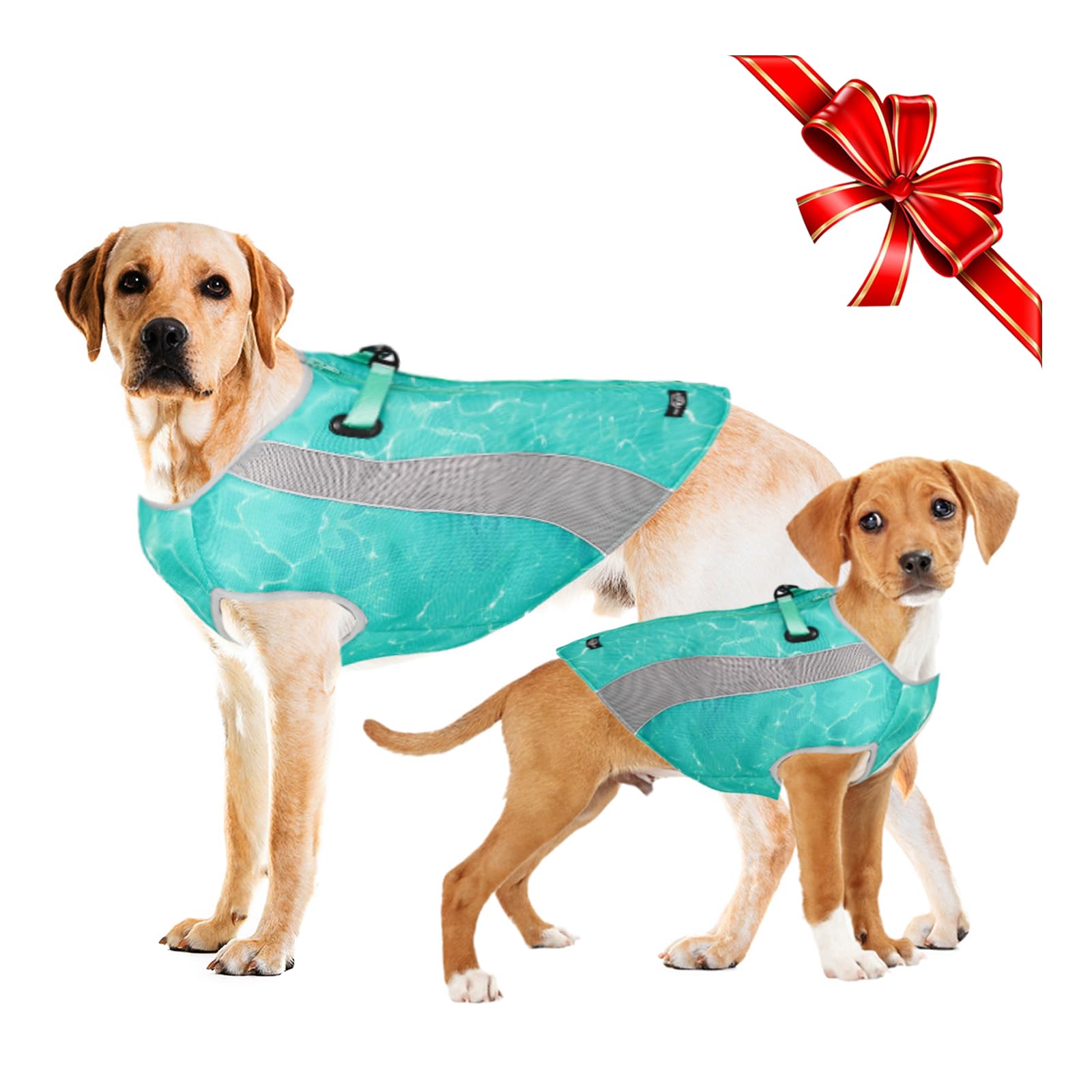 Giacca per Cani d'inverno e Gilet di Raffreddamento per Cani d'estate Cappotto Cane a Doppio Uso, Antivento e Caldo Cappotto per Cani Inverno, Inzuppato per il Gilet di Raffreddamento per Cani Estate