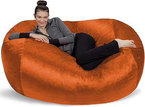 Miniatura 313 de Sofa Sack - Sillón puff de 5 pies, color carbón, solo funda Carbón - Solo funda,Lima - Solo funda,Mandarina - Solo funda,Aqua Marine - Solo