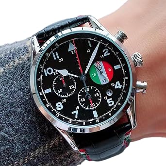 Mechanical Watches for Men - Automatic Watches for Men | Leather Self-Winding Mechanical Wrist Watch, Fashion Mens Watch Automatic Display, Leather Strap Waterproof Wristwatch,