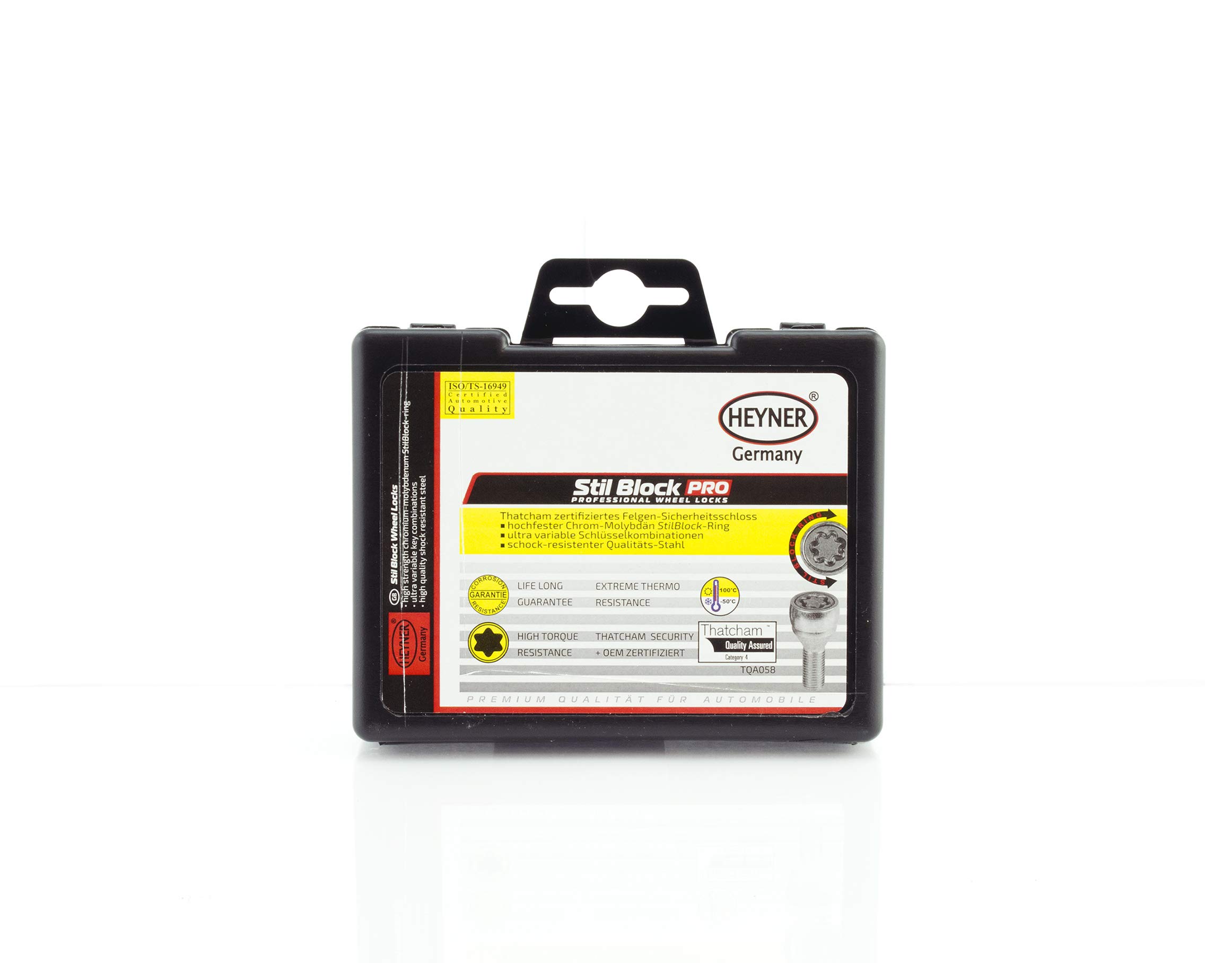 Fits Vauxhall Grandland X Models 2017 To 2023 Heyner Germany Stil Block PRO Locking Wheel Nuts 12x1.25 766/5