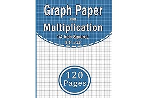 Graph Paper For Multiplication, 8.5" x 11": Empowering Mathematical Proficiency