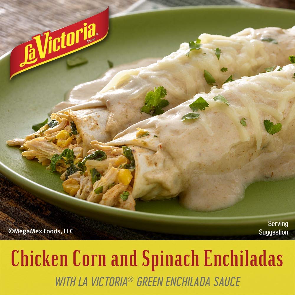 La Victoria Green Enchilada Sauce, Mild, 10-Ounce Cans (Pack of 12)