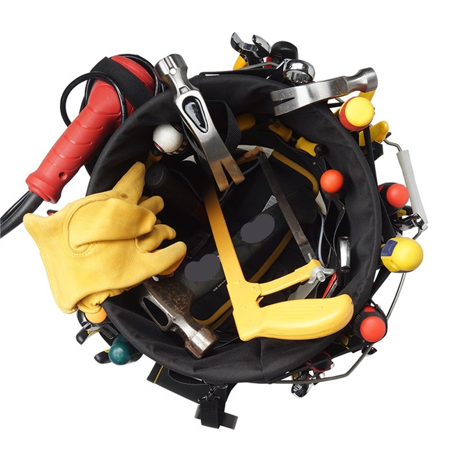 Organizer for attrezzi con secchiello a tasche multiple for un facile accesso agli Costruzione resistente all'acqua, adatto a secchi da 3,5-5 galloni Per Riporre gli Attrezzi