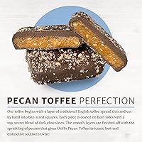 Vista 3 de Chapel Hill Toffee Caramelo de nueces y chocolate oscuro, 2 onzas