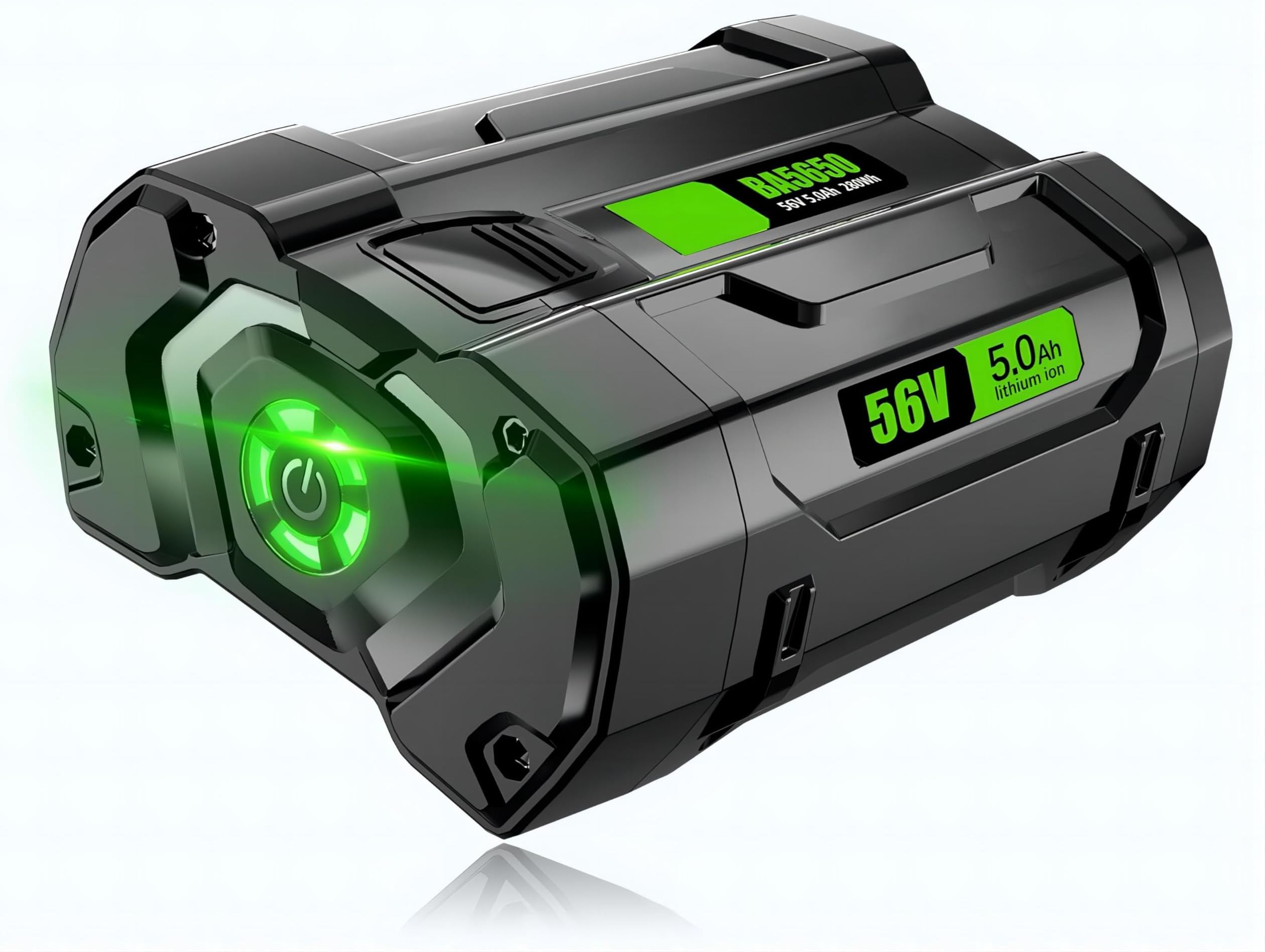 POWITEC56V 5.0Ah Replacement Battery for EGO 56V Battery BA2800 BA4200 Li-ion Battery Compatible with EGO Power+ Cordless Tools Battery Pack