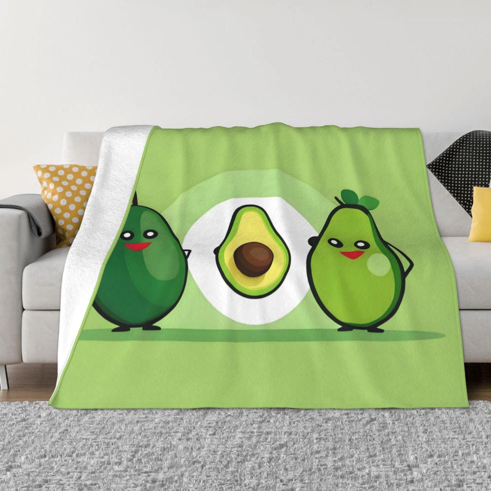 Couverture en flanelle PHAYAH contre le froid pour grand lit et sofa