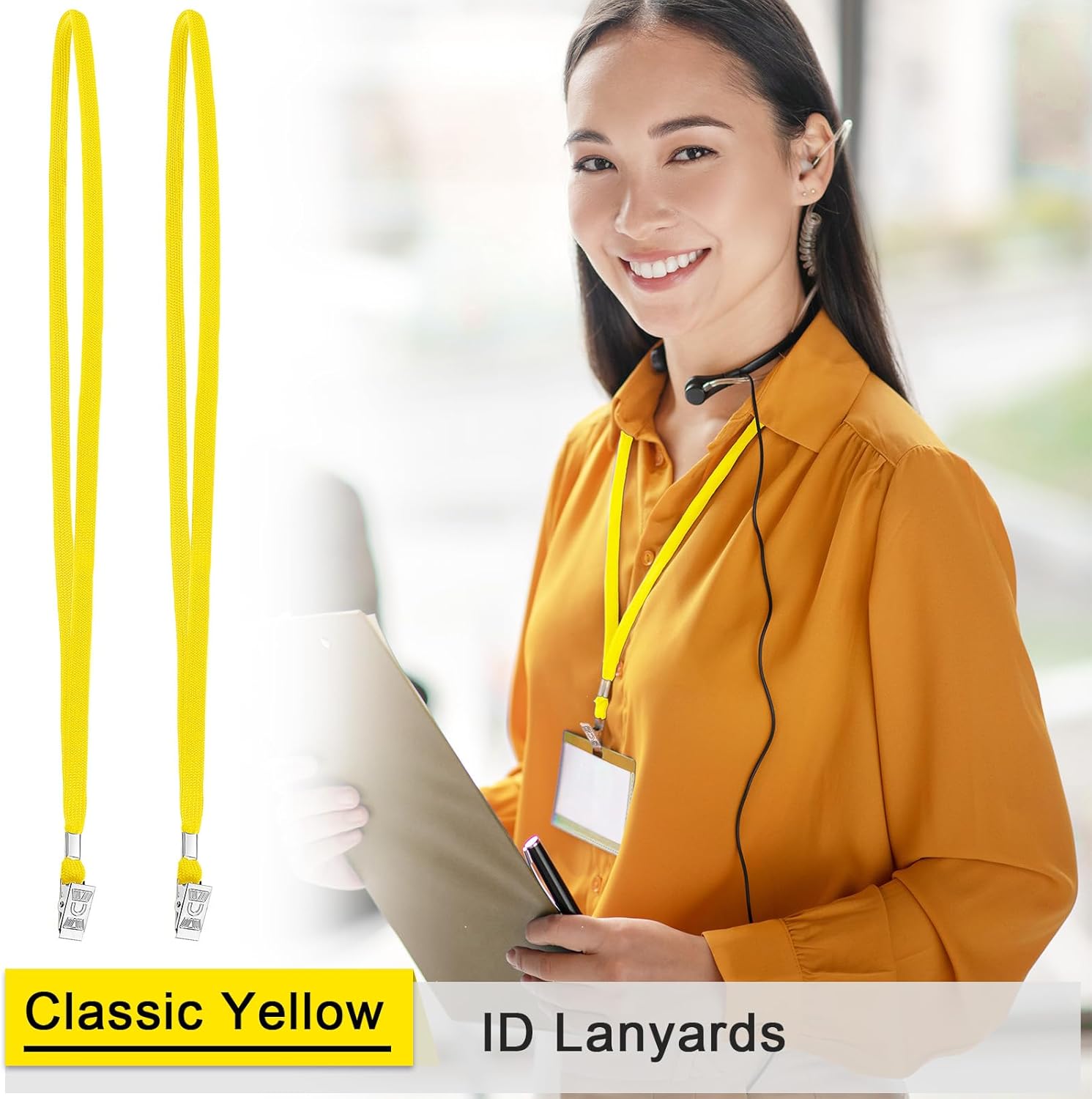 Marspark Lanyards Bulk with Clip Flat Neck Lanyard Badge Lanyard with Swivel Hook Lanyards for ID Cards Holder - Image 3