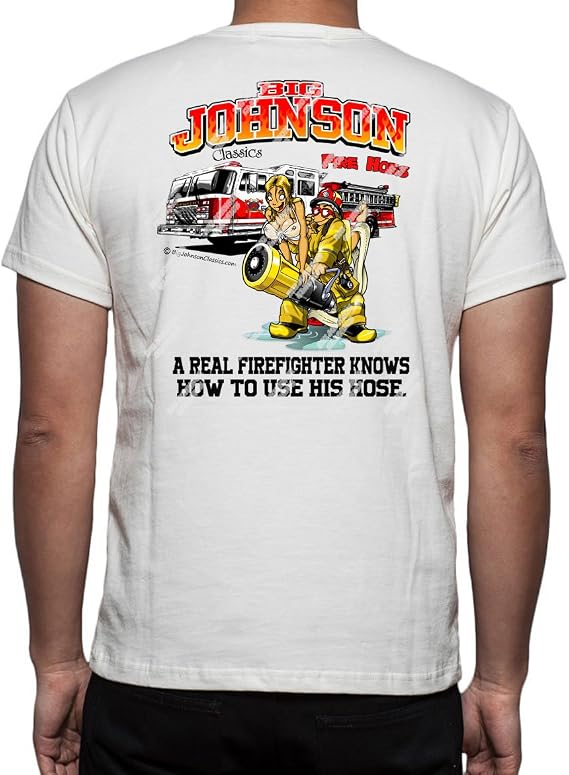 big johnson firefighter t shirts
