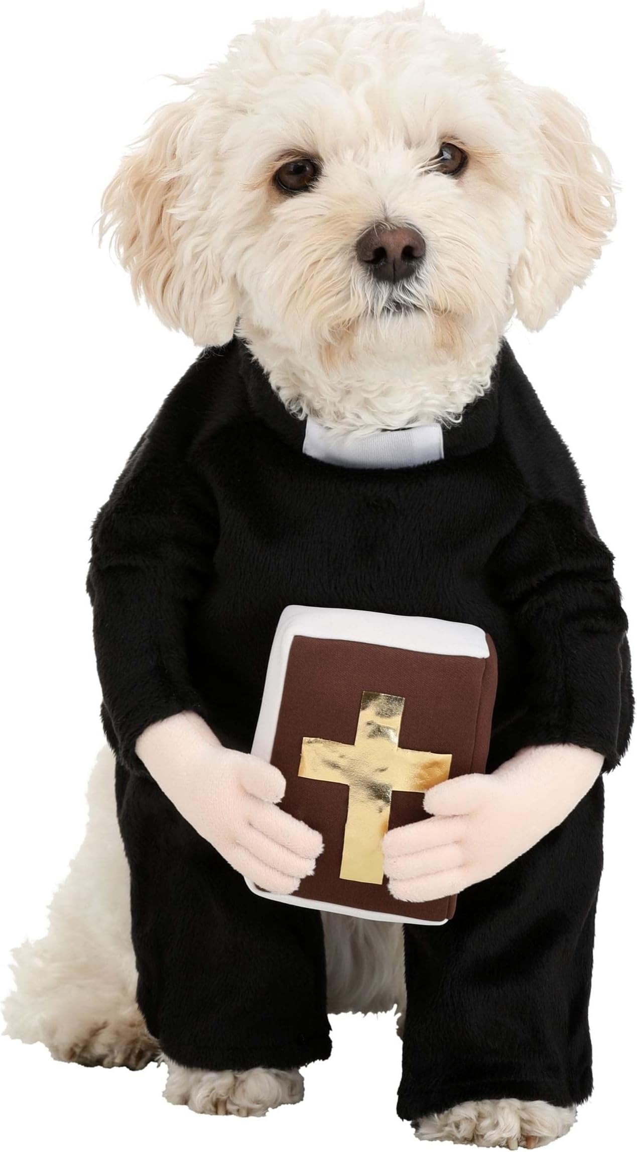 Fun Costumes Dog Priest Costume L