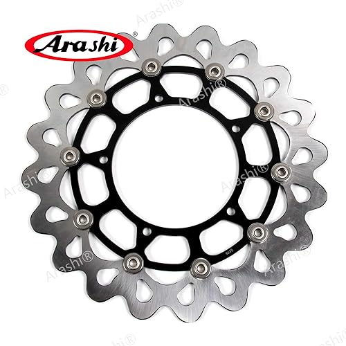 Miniatura 3 de Arashi Rotores de disco de freno delantero y trasero para Yamaha YZF R1 2004 2005 2006 motocicleta accesorios de repuesto YZF-R1 negro 04 05 06