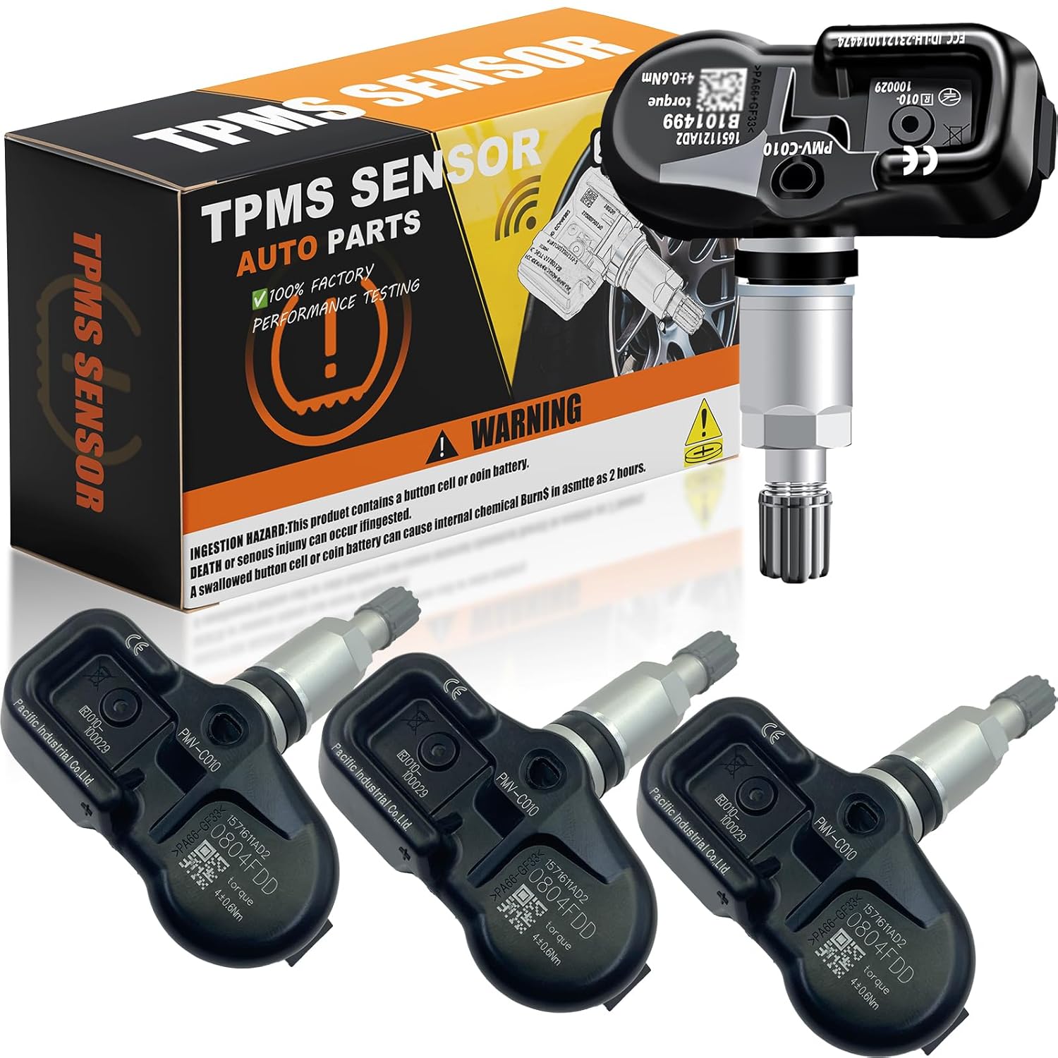 Upgraded PMV-C010 TPMS Sensor 315MHZ Fit for:-Toyota Camry 2012-2019, Corolla 2014-2019 Prius 2016-2019, RAV4 2016-2018;Fit for:-Lexus 2013-2021 ES, GS, GX, is, LS, NX, RC #OE42607-06020