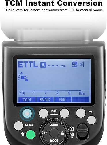 Miniatura 3 de Godox TT685II-S Flash TTL 2.4GHz GN60 Sincronización de alta velocidad 1/8000s Cámara Speedlite Speedlight Light Compatible con cámaras Sony y