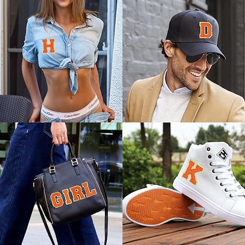 Miniatura 5 de Parches de letras de felpilla autoadhesivas, 26 parches para mochilas, letras autoadhesivas para sombreros, chaquetas, ropa, parches y mochilas