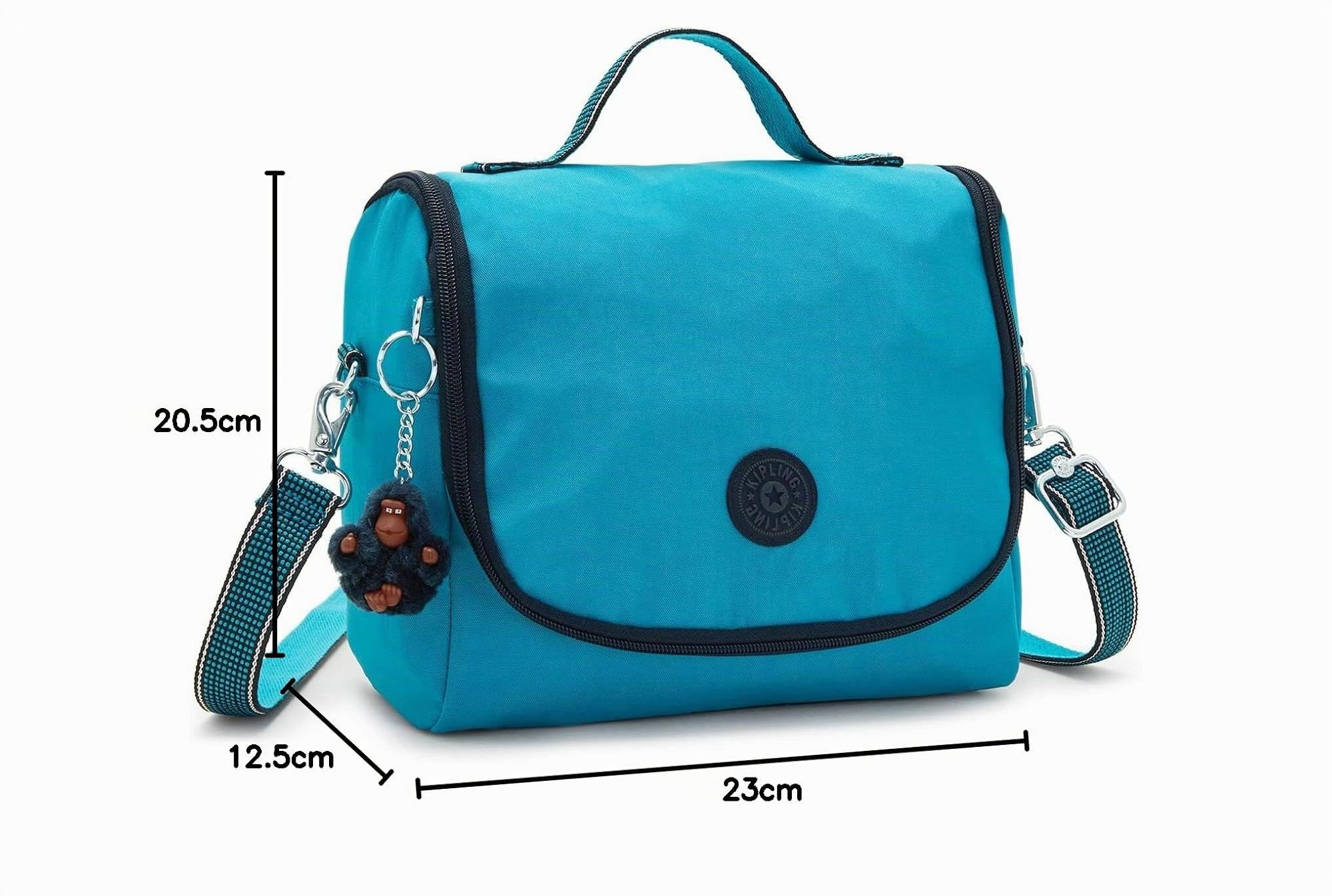 Kipling New Kichirou, Bolsa Térmica Porta Alimentos 6 L de Capacidad, 23 cm, Verde (Green Cool C)