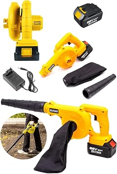 STEINER German 88V Cordless Bellows Air Bellows Leaf Blowing Machine with Computer PC Cleaning Suction Feature