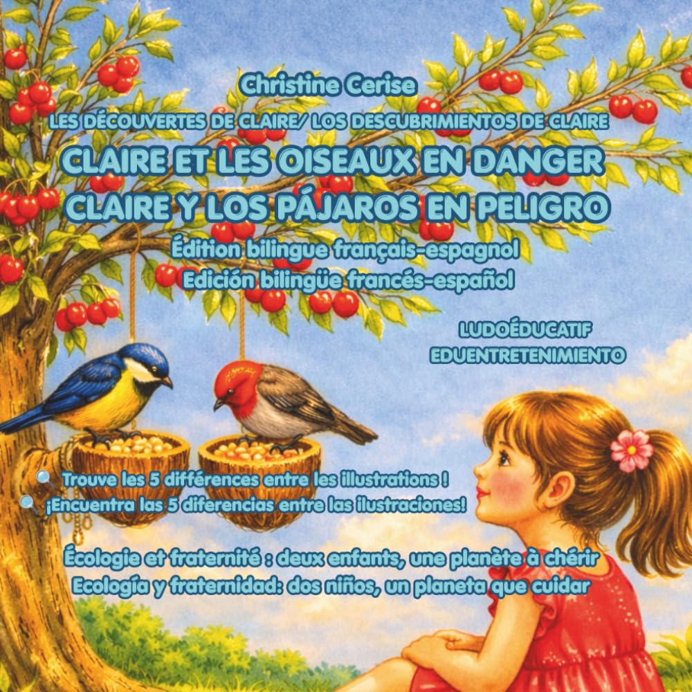 CLAIRE ET LES OISEAUX EN DANGER / CLAIRE Y LOS PÁJAROS EN PELIGRO (Édition bilingue français-espagnol): Écologie et fraternité : deux enfants, une ... de Claire — édition bilingue FR-EN, FR-ES)