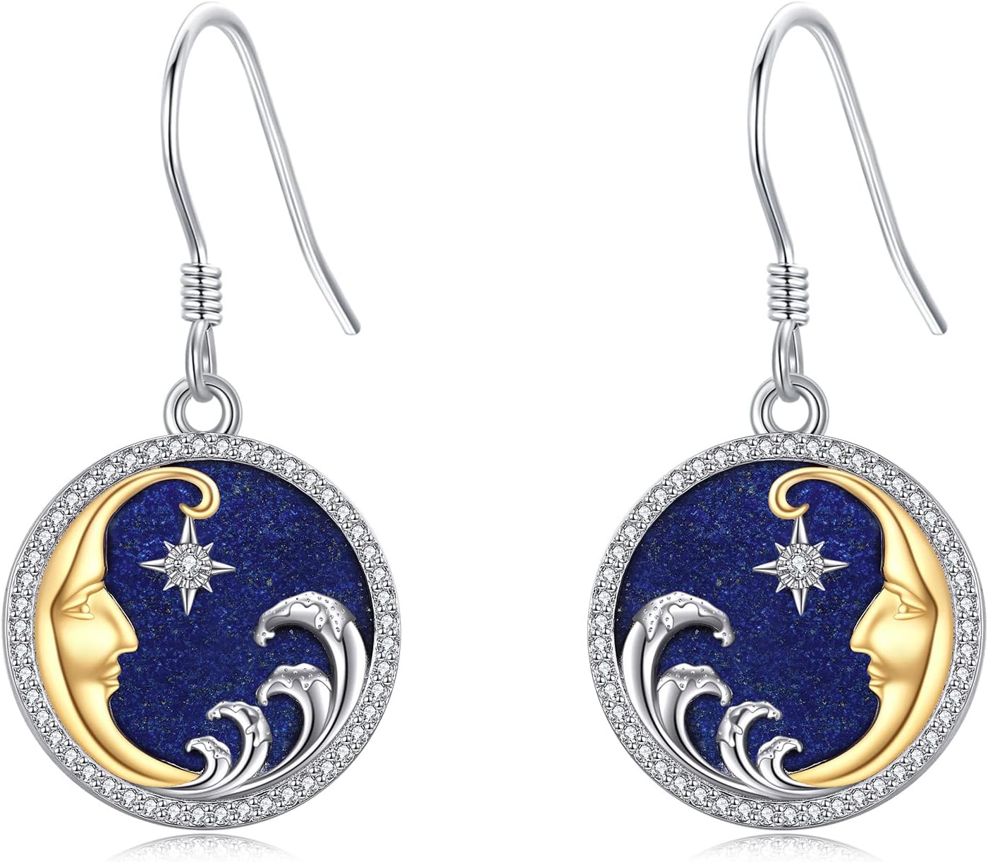 Capybara/Moon/Dinosaur/Cow/Butterfly/Jellyfish/Chcken/Dice/Star/Duck Dangle Earrings for Women Sterling Silver Cute Funny Drop Earrings Birthday/Christmar Gifts for Daughter/Sister/Granddaughter