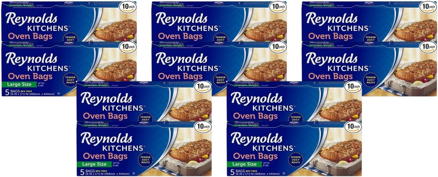 Reynolds Oven Bags, Large (5 Count, Pack of 10)