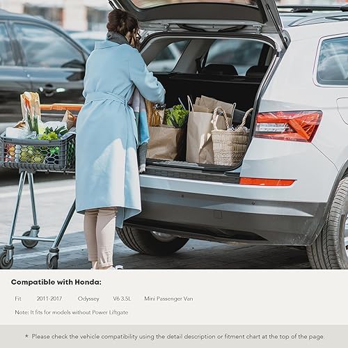 Miniatura 2 de Juego de 2 puntales de soporte para portón trasero de elevación, amortiguador de gas para Honda Odyssey 2011-2017 sin portón eléctrico