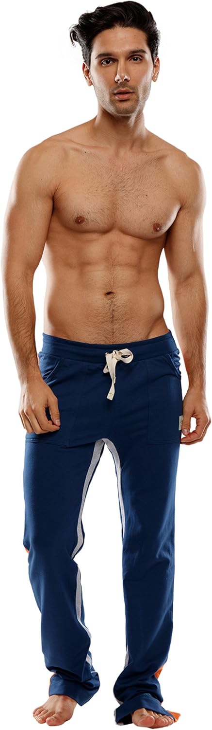 4-rth Ultra Flex Yoga Track & Sweat Gym Pant Lounge in Modal French Terry Made in America USA Stretch European Style Fit