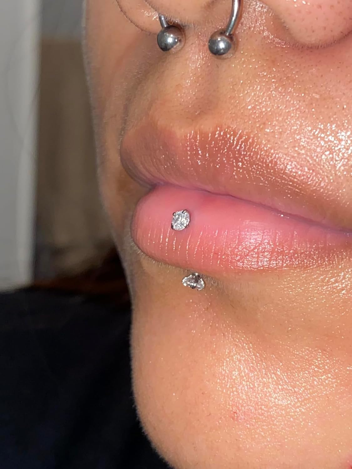 AVYRING 16g Rook Piercing Jewelry Gold Silver Eyebrow Rings Curved Barbell Daith Earrings for Women Horseshoe Septum Hoop Helix Earrings Surgical Steel Belly Button Rings Vertical Labret Lip Jewelry - Image 4