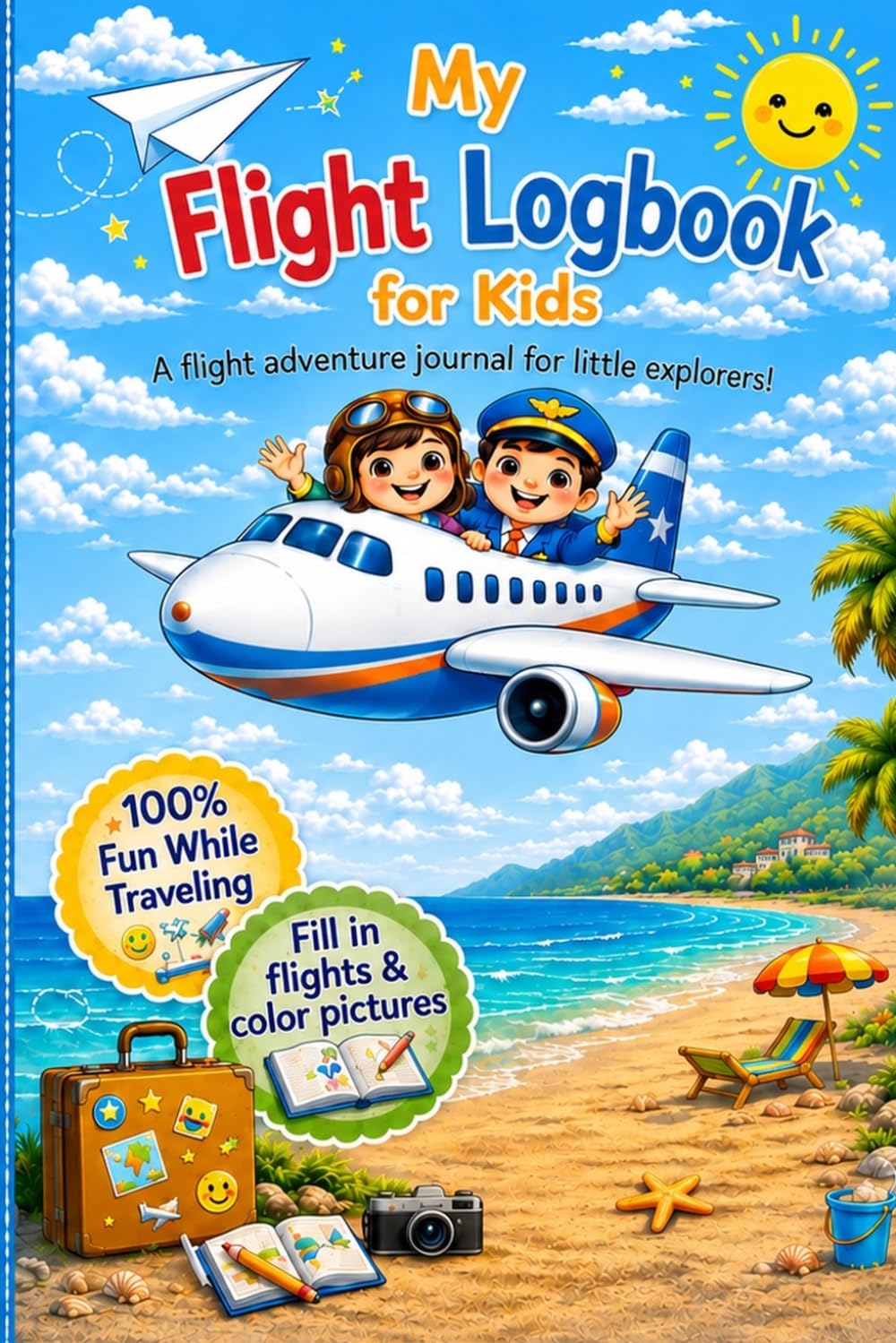 My Flight Logbook for Kids: A flight adventure journal for little explorers!