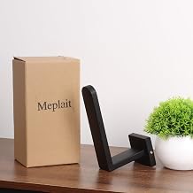Meplait Metal Toilet Paper Holder Wall Mount Tissue Roll Holders, Black