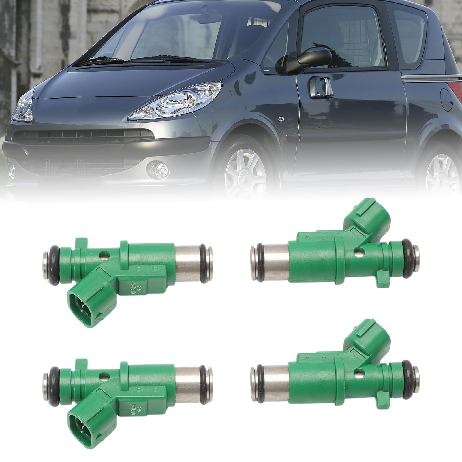 4 ugelli di iniezione Fuel Injector per Peu-geot 1007 206 207, iniettore per Cit-roen C2 C3 Nemo 01F023 1984G0 9655833580 81.217, 75117167, H75 11716 7, 348002