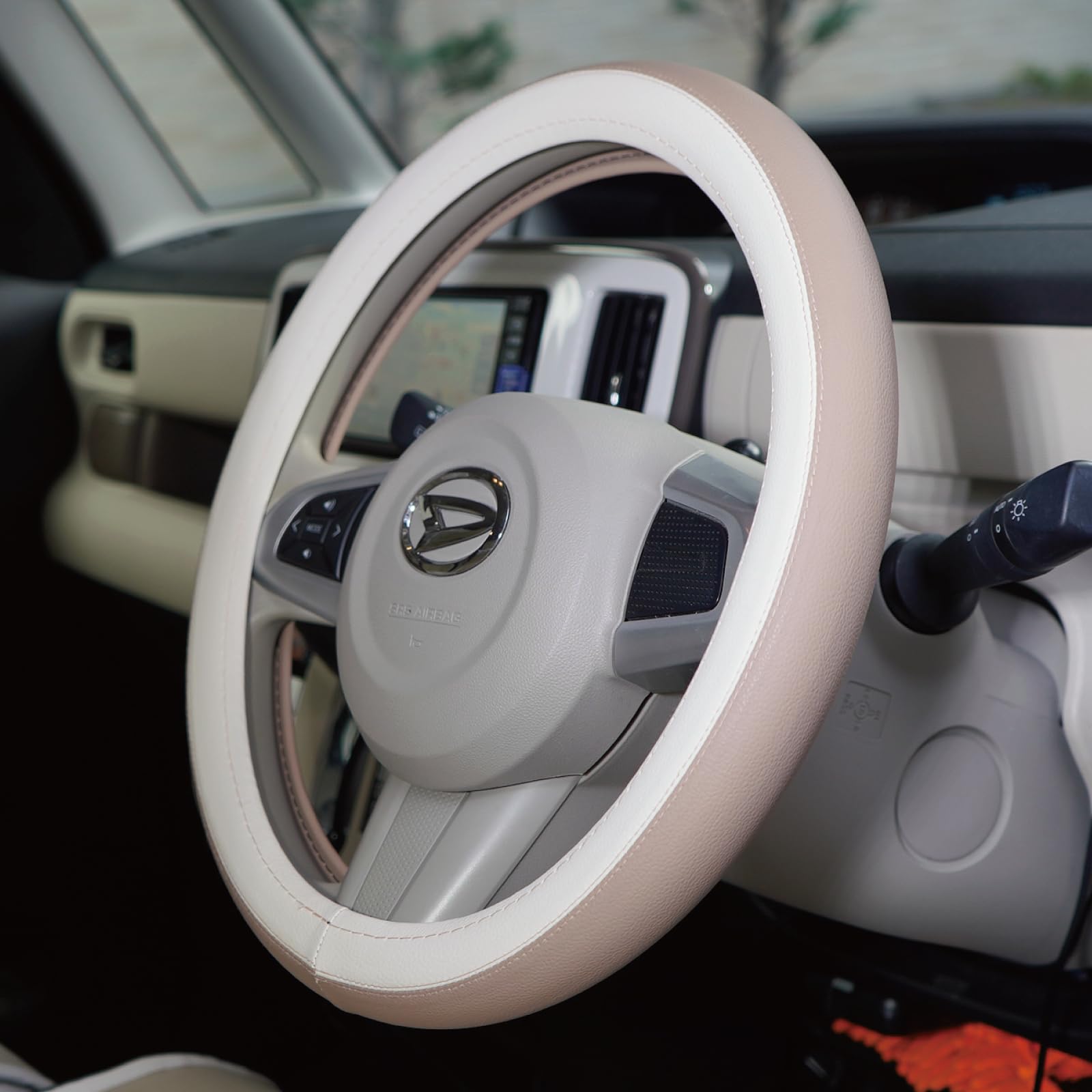 Amazon | CARESTAR ハンドルカバー 軽自動車 おしゃれ バイカラー