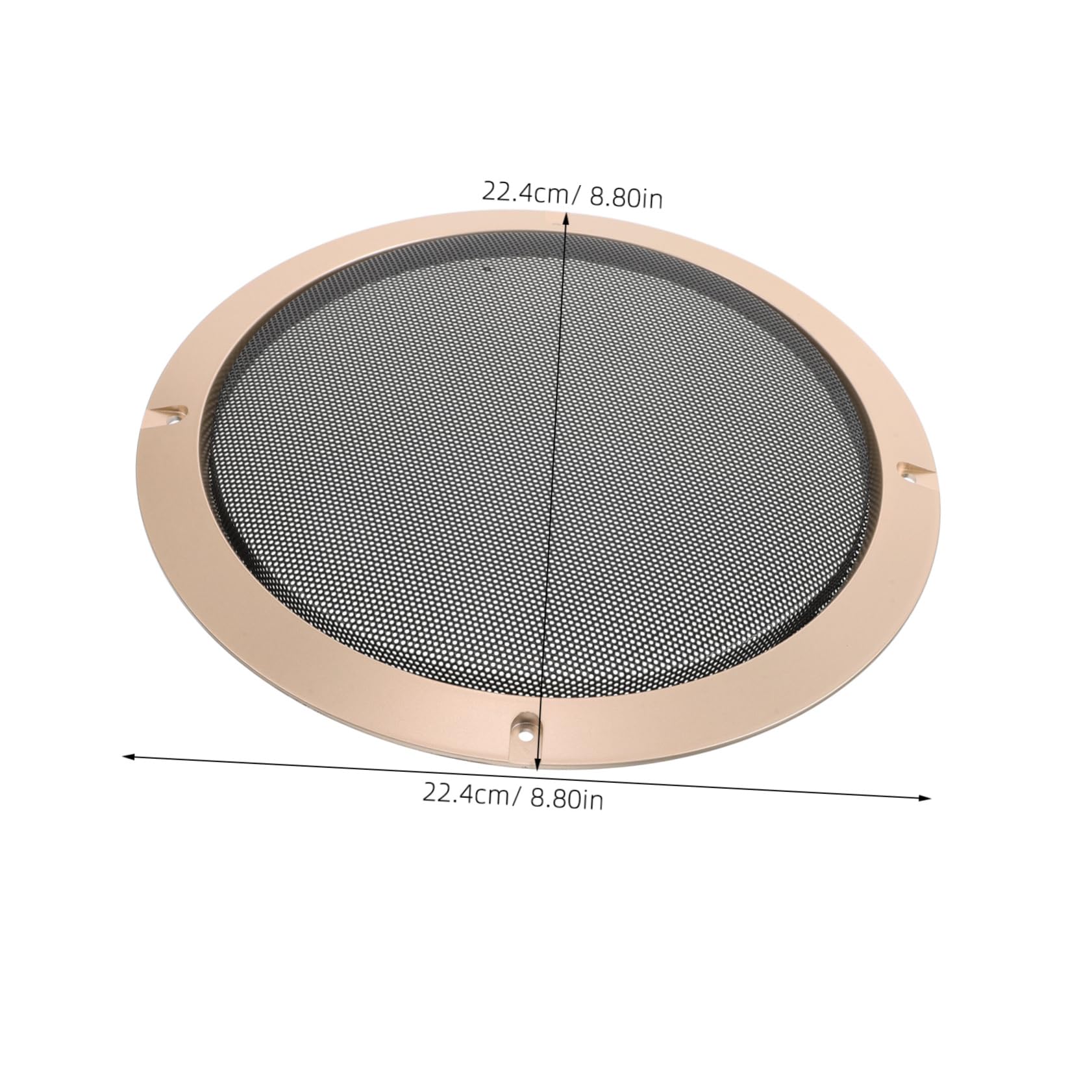 FUNOMOCYA Automotive Speaker Grill Cover Metal Mesh Protection for Car Stereo Universal Fit Decorative Trim for