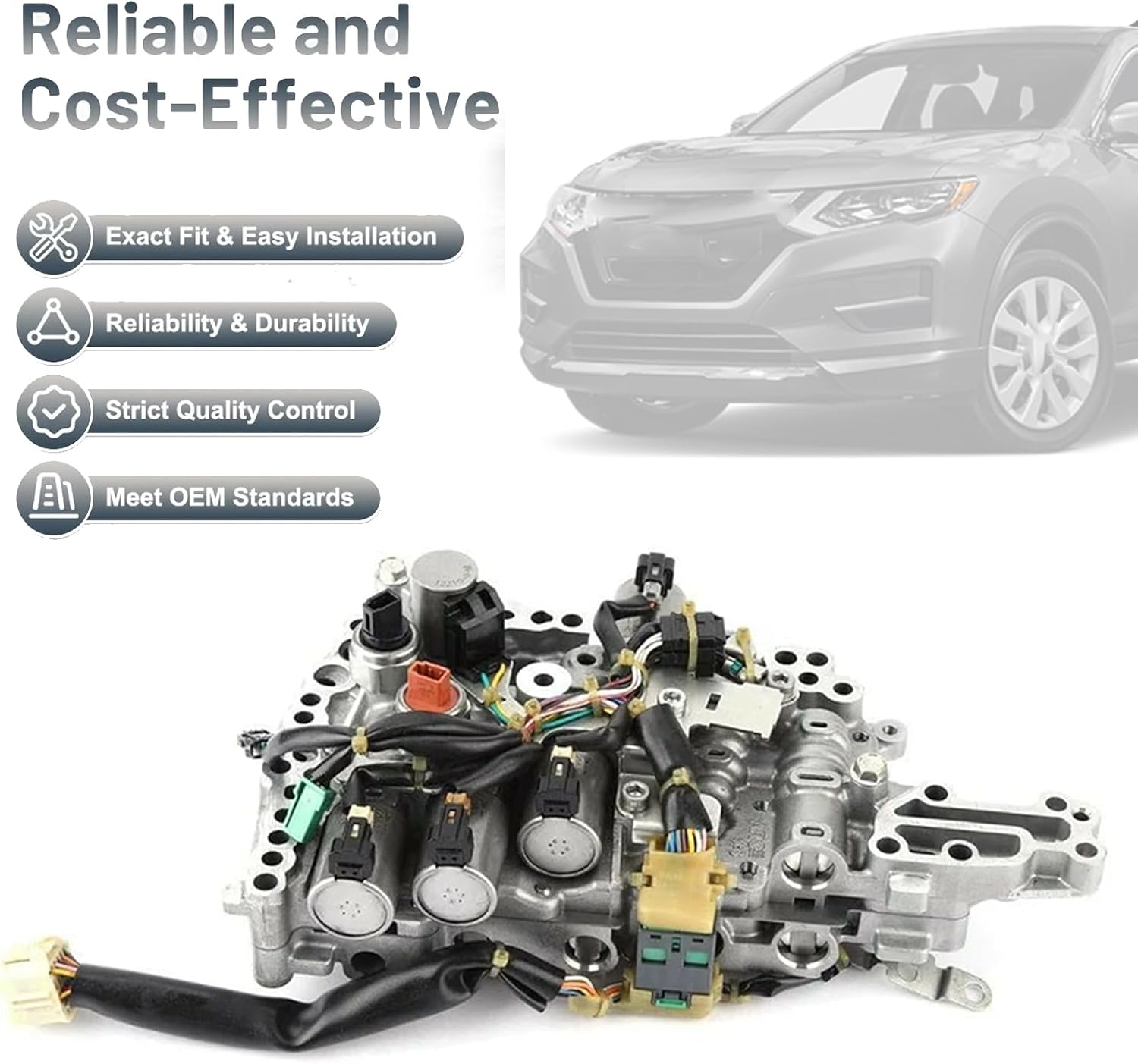 JF016E CTV Transmission Valve Body Compatible with 2014-2017 Nissan Altima 2.5L 2015-2017 Mitsubishi Outlander Sports 2.0L #31705-28X0B