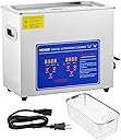 VEVOR 6L Commercial Sonic Cleaner, 40kHz Professional Cleaning Machine with Digital Timer & Heater, 110V - Ideal for Watches, Instruments, and Industrial Parts, FCC/CE/RoHS Certified