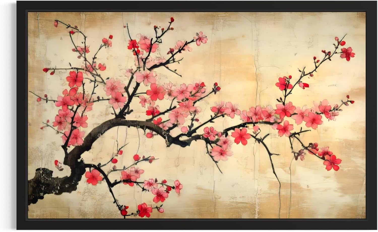 Samurai Warrior Wall Art Print Poster, Vintage Japanese Traditional Japan Paintings for Bedroom Playroom Study Room Decor 207 (Samurai Warrior, 24 x 36 inches, Unframed)