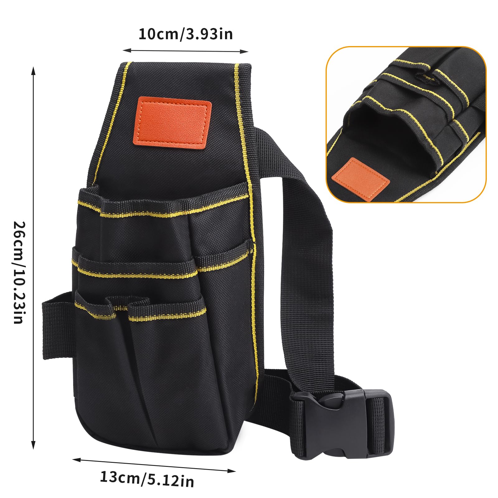 APOMOONS 600D Oxford Werkzeugtasche Gürteltasche Werkzeug Gürtel Gürtel Gürtel Arbeit Einzelhandel Werkzeuggürtel Herren Multi-Purpose Werkzeughalter Organizer für Schreiner Elektriker Technike