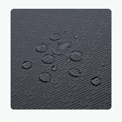 Miniatura 6 de Hatha Yoga Tapete de yoga de TPE grueso de 72 x 27 x 1/3 pulgadas, antideslizante, ecológico, tapete de ejercicio para yoga, pilates y Negro