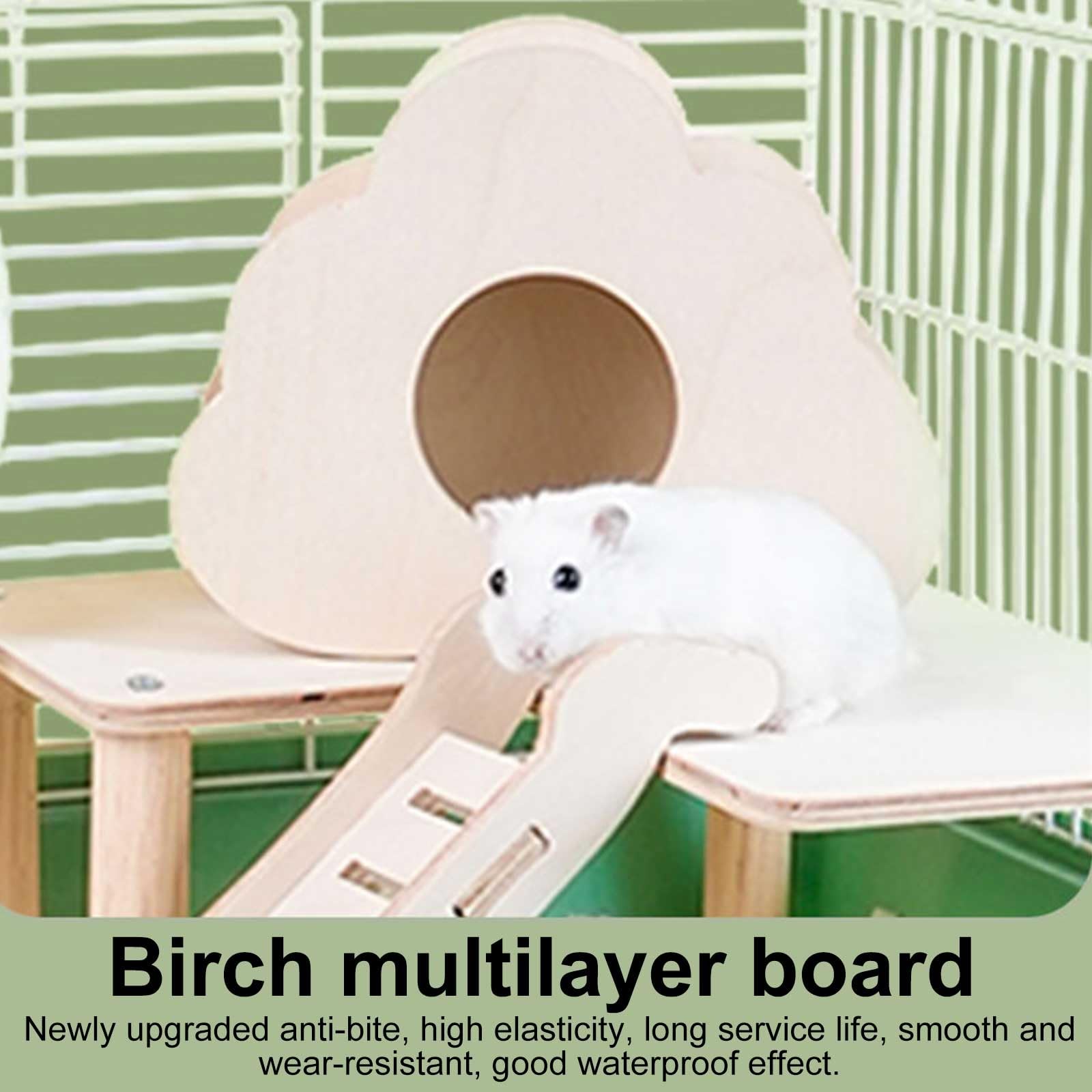 Jaula Hamster con Accesorios, Jaulas y Hábitats para Ratas, Jaula para Ratones, Recinto para Hámster, Hábitat para Hámster para Ratones, Jerbos y Animales Pequeños(Purple)
