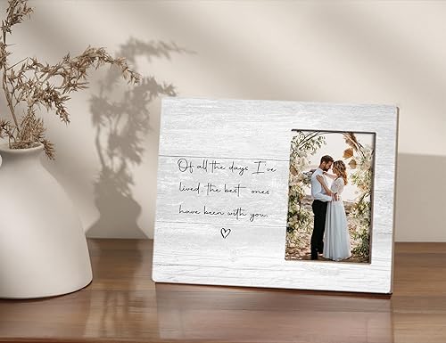 Vista 50 de Orchroma Regalos de boda para parejas, marco de fotos de pareja, marcos de fotos de amor, marco de fotos de compromiso, etc. Juntos construyeron una