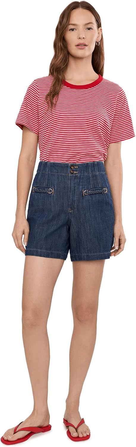 NYDJ Women's Kayla Shorts in Medium Indigo