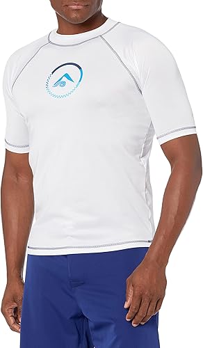 Nike Camiseta de natación de manga corta UPF 40+ para hombre