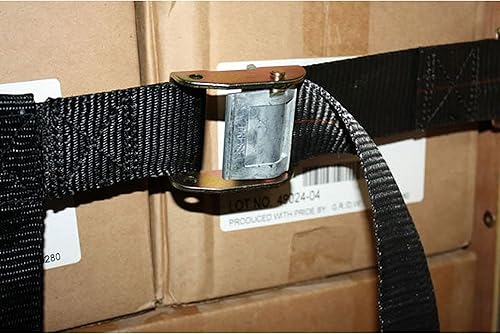 Miniatura 6 de US Cargo Control Red de carga resistente con hebillas de leva y accesorios de pista electrónica, 42 x 82 pulgadas con agujeros de 8 x 8 pulgadas,