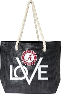 Littlearth NCAA North Carolina Tar Heels Love Rope Tote, Team Color, 19" x 6" x 14"