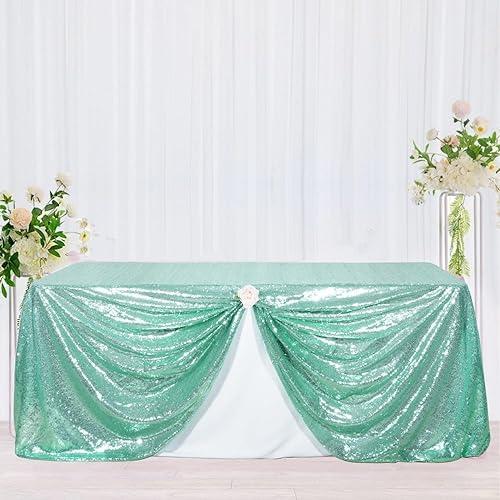 Poise3EHome Mantel rectangular de lentejuelas para exhibición de tartas y postres de fiesta, en eventos