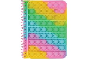 Fidget Pop It Journal 7" with Spring Swirl