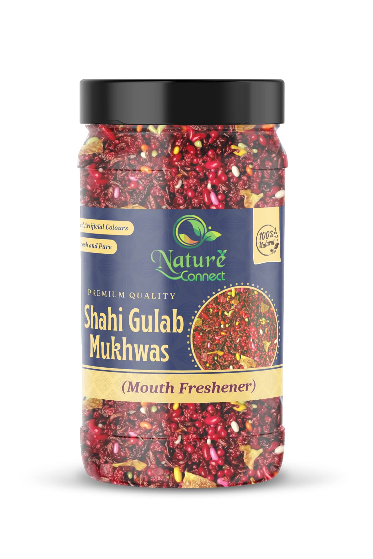 Nature Connect Sahi Gulab Mukhwas 800 Grams Home Made Sahi Gulab Mukhwas Mouth Freshner | Digestive, After-Meal,Mukhwas Sahi Gulab Mukhwas [Jar Pack] (B0BGBP8B76) Amazon Price History, Amazon Price Tracker