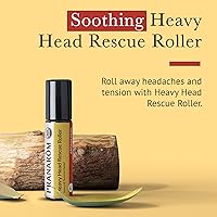 Vista 1 de Pranarom - Heavy Head Rescue Roller 0.3 fl oz - Aromaterapia con aceites esenciales - Mezcla orgánica para tensión - Efectos de calentamiento