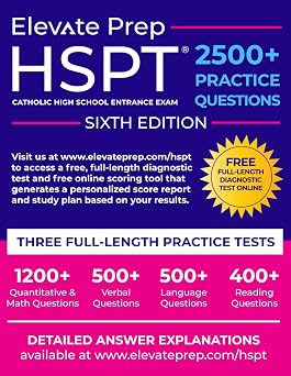 HSPT 2500+ Practice Questions