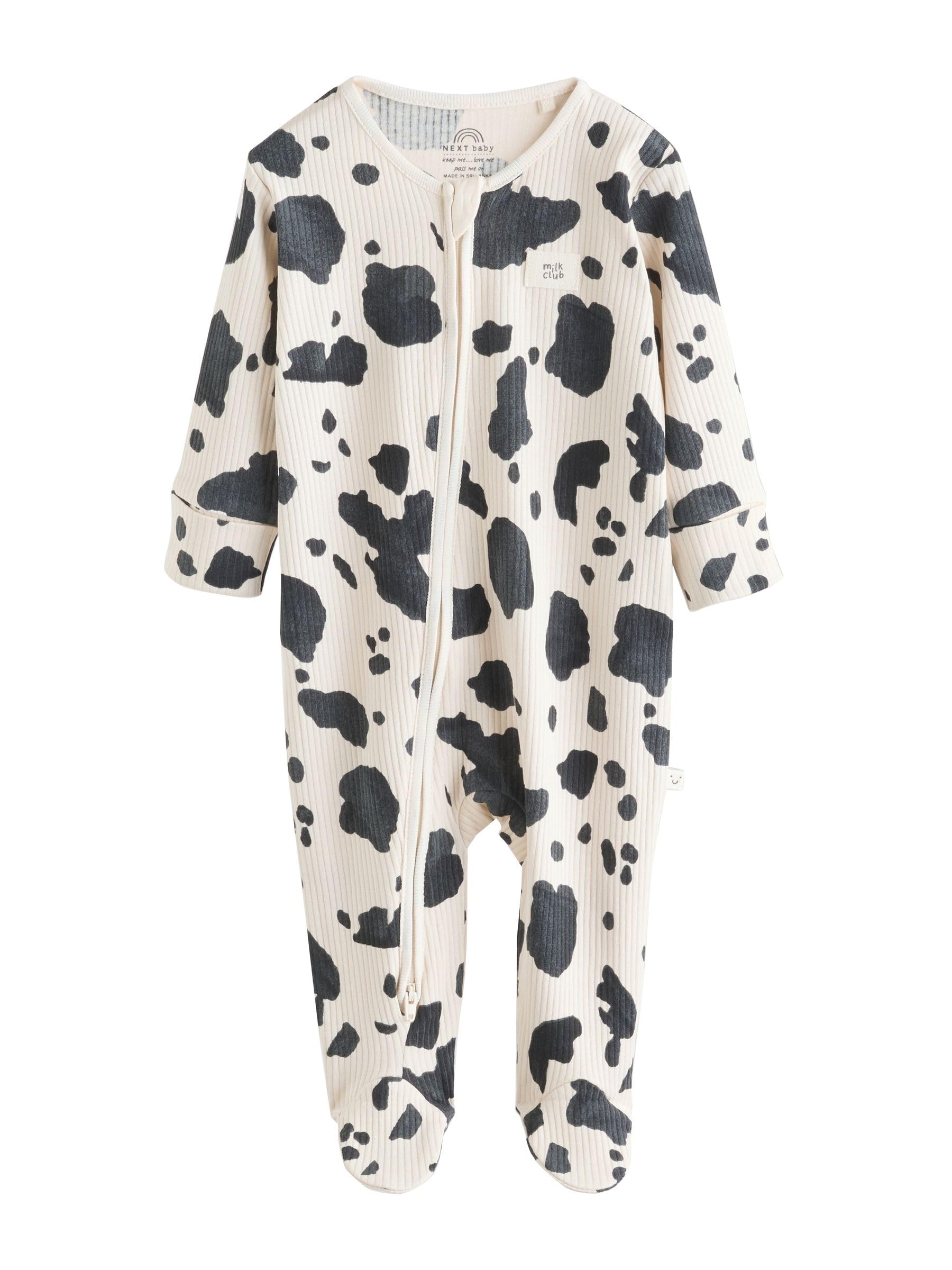 NEXT Unisex Bambino Confezione da 3 Tutine per Neonati con Zip | Neonato, bidirezionale, Standard, Mid Rise, Button, 100% cotone